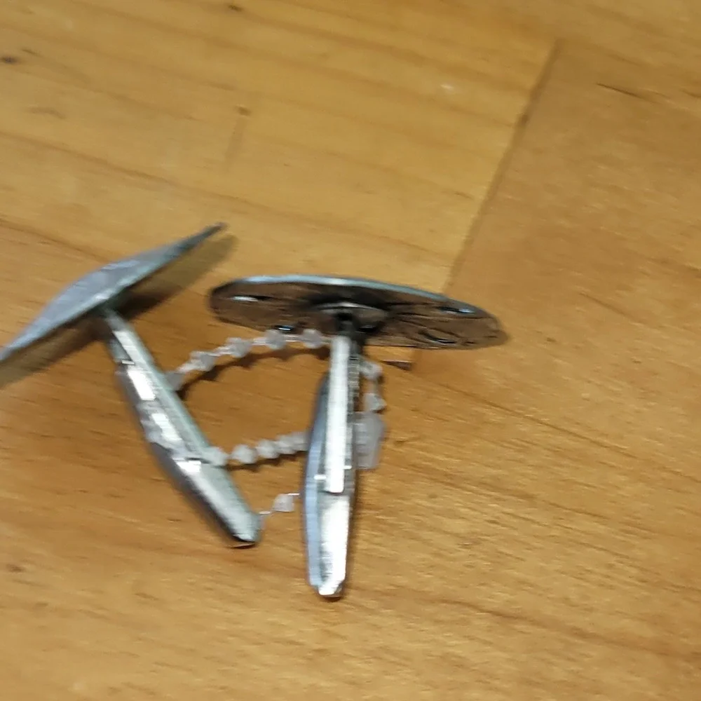 Vintage MCM Pewter Sand Dollar Cufflinks Harvey Avedon Pat 2920363